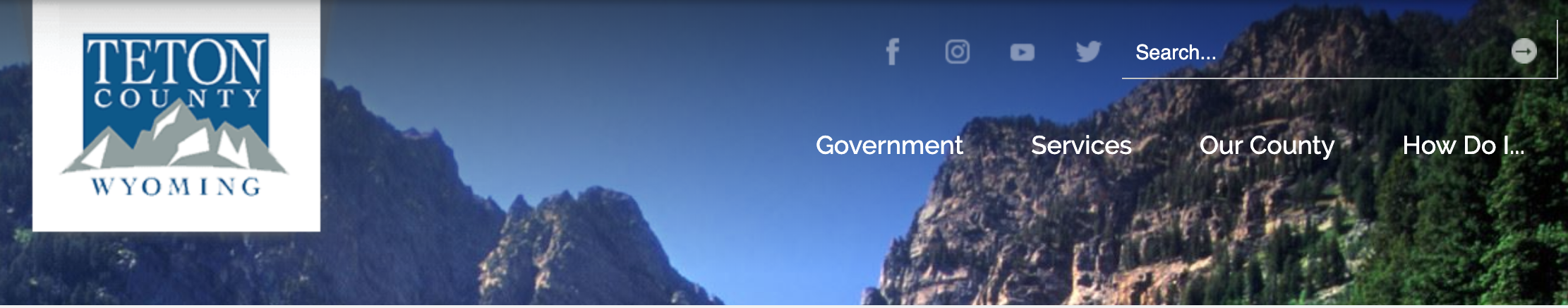 Teton County Land Records screenshot